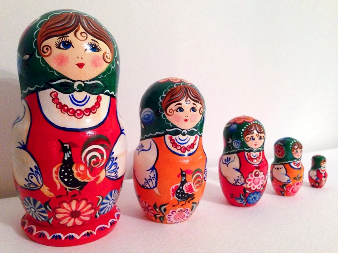 Дымковская игрушка Матрешка