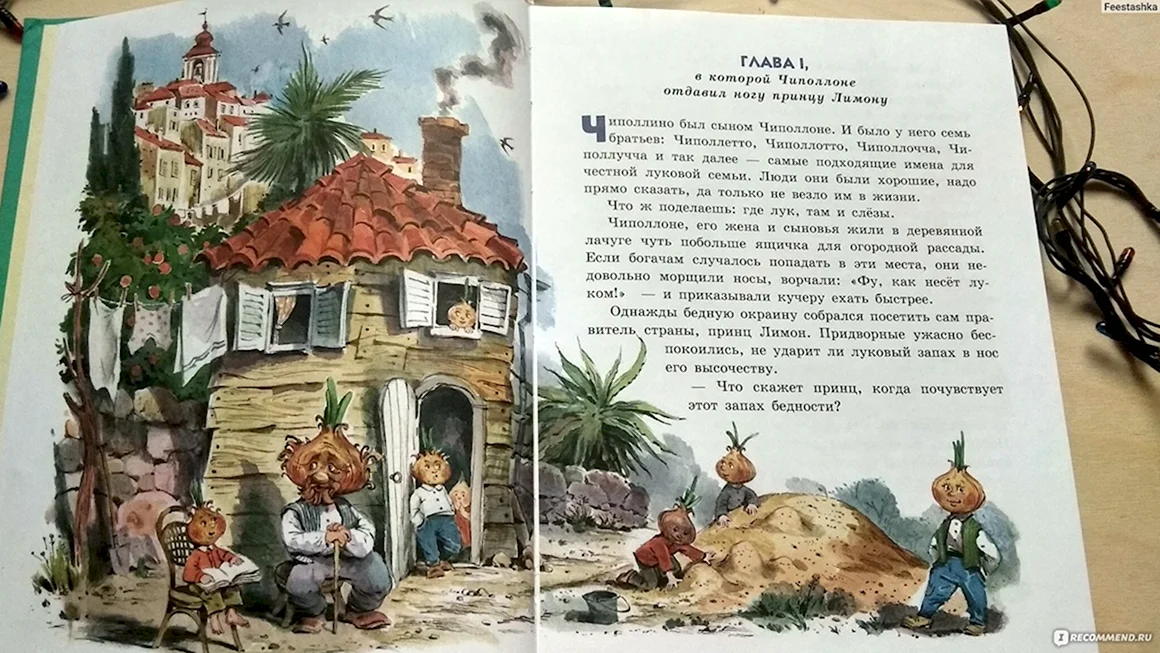 Джанни Родари приключения Чиполлино