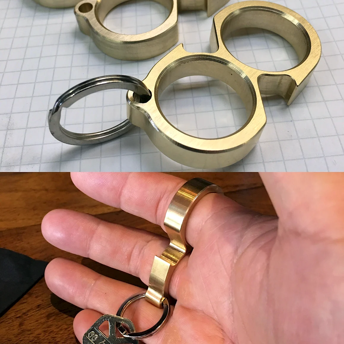 EDC брелок кастет