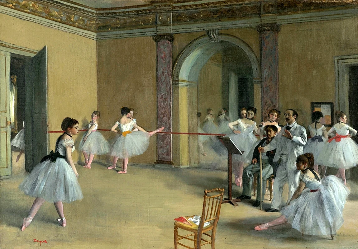 Эдгар Дега. «Танцевальный класс» 1874