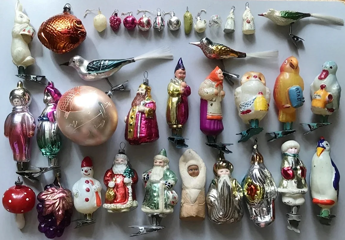 Ёлочные игрушки СССР