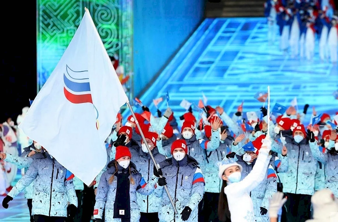 Эмблема России на Олимпиаде в Пекине