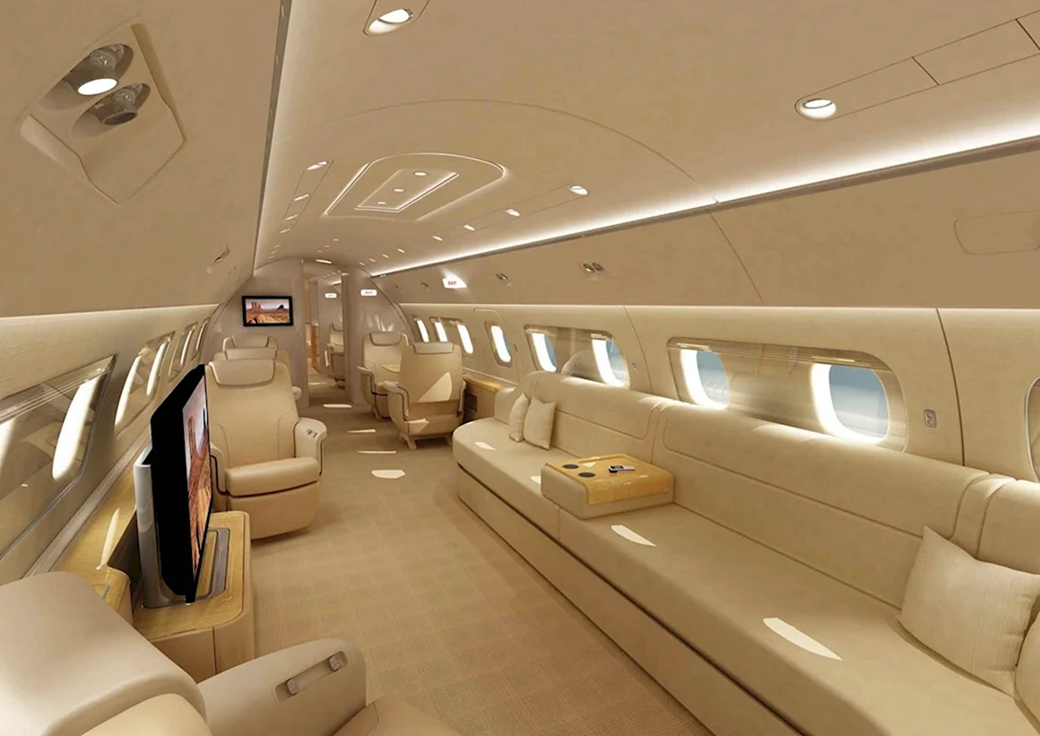 Embraer Lineage 1000 интерьер