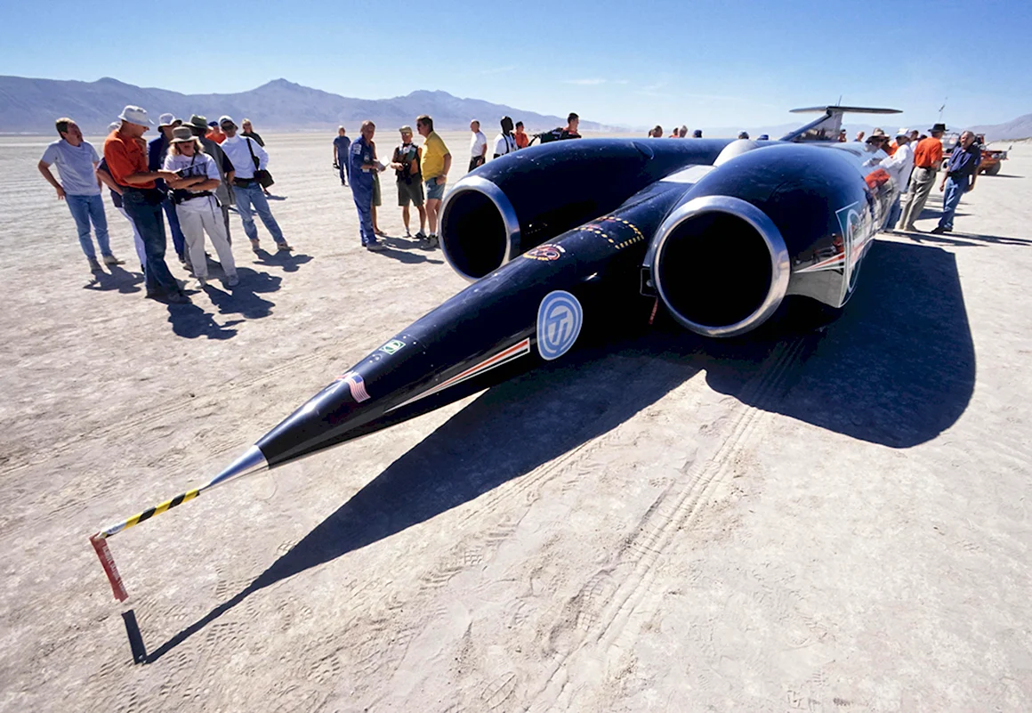 Энди Грин на Thrust SSC