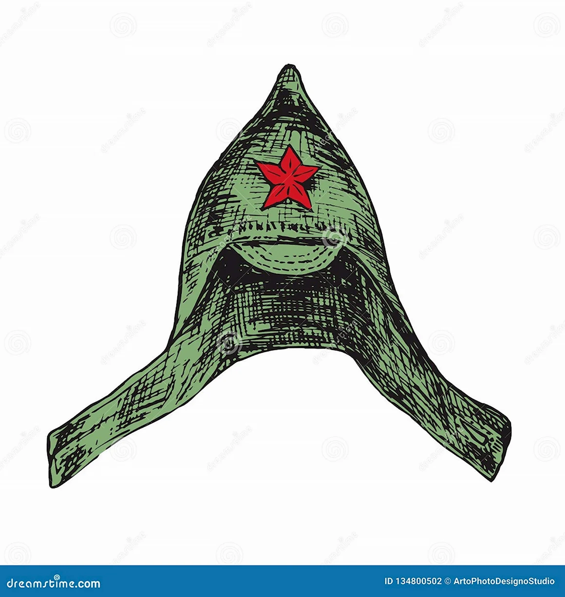 Эскиз буденовки Васнецова