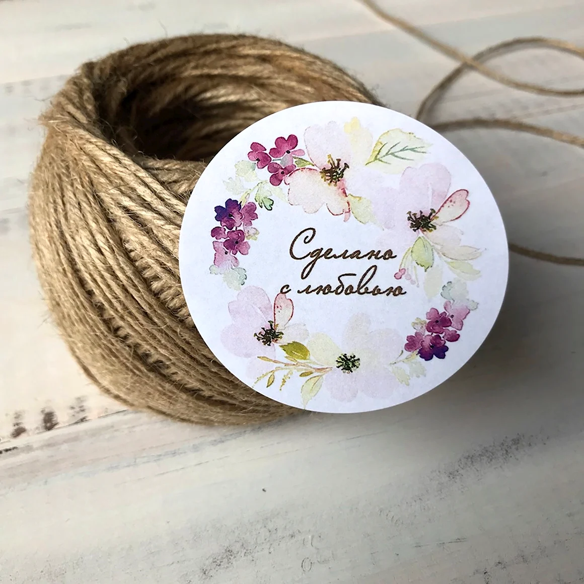 Этикетка Handmade