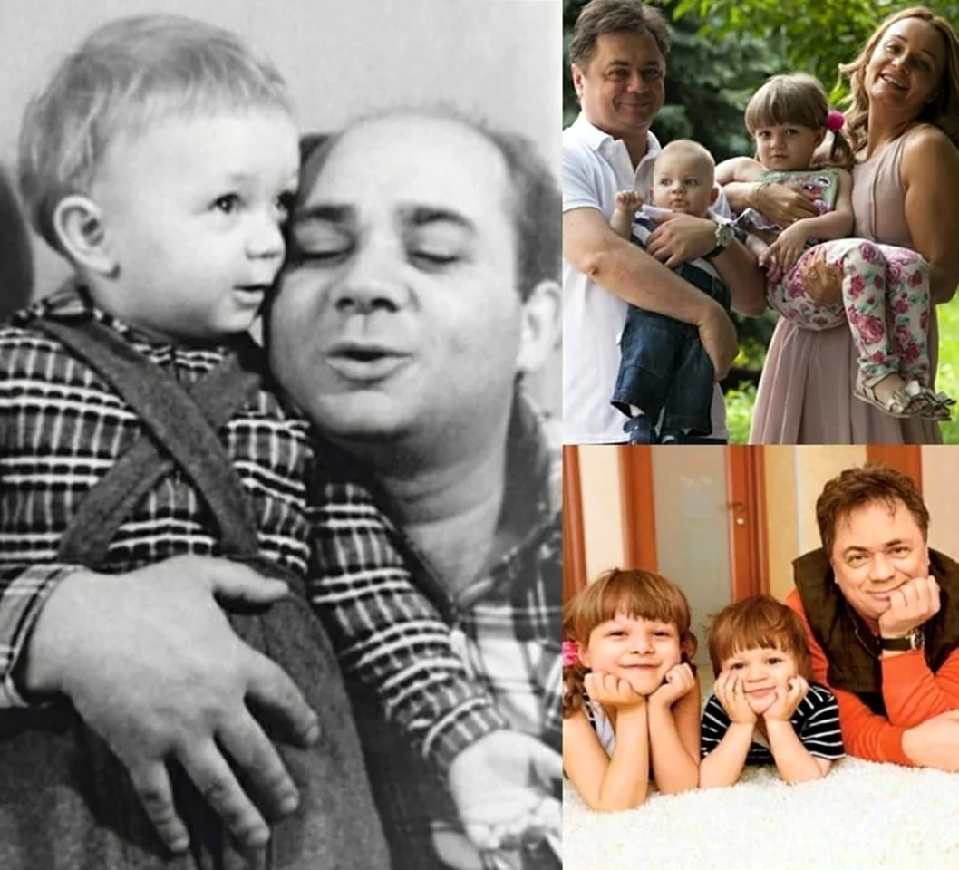Евгений Леонов с сыном