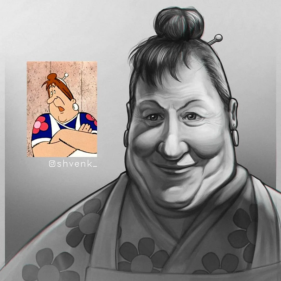 Евгений Швенк рисунки героев мультфильмов