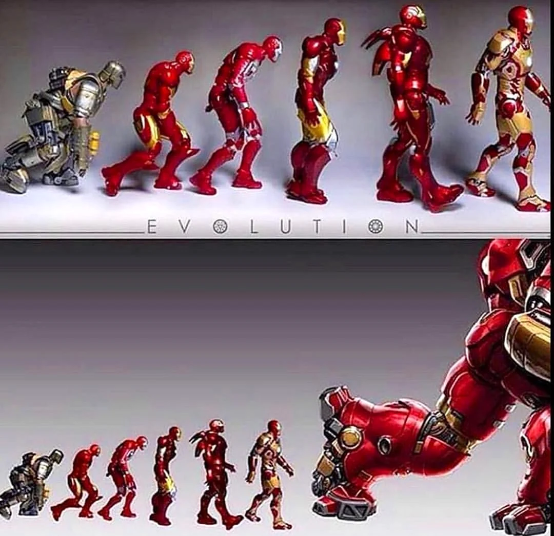 Эволюция Iron man