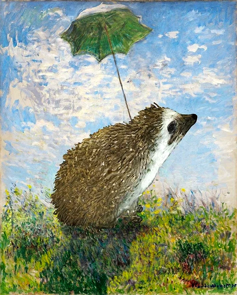 Ежи в живописи