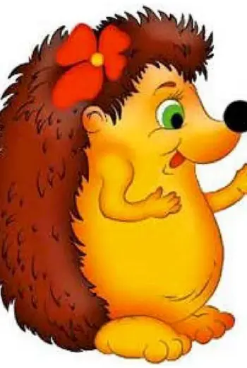 Ежик рисунок