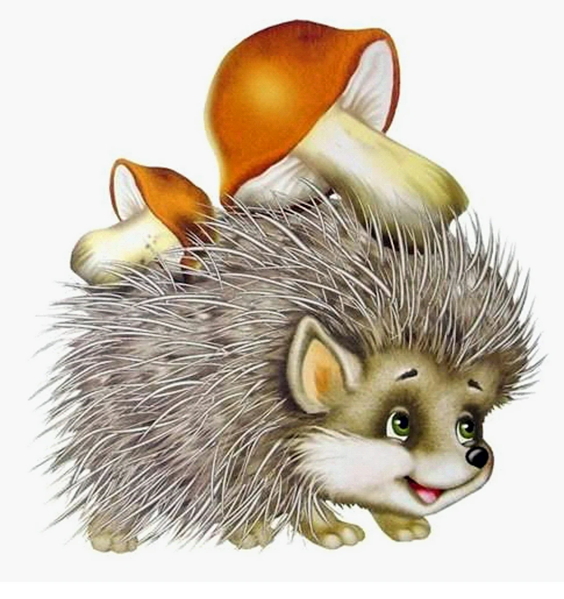 Ежик рисунок