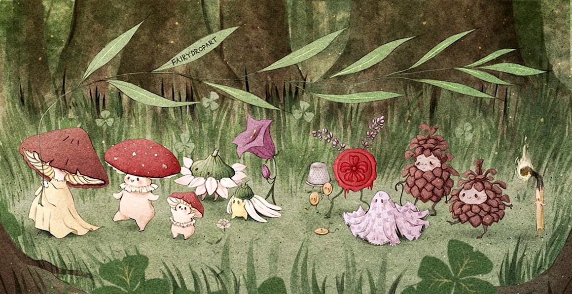 Fairydropart грибы