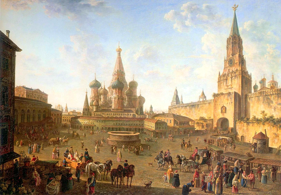Фёдор Яковлевич Алексеев красная площадь в Москве