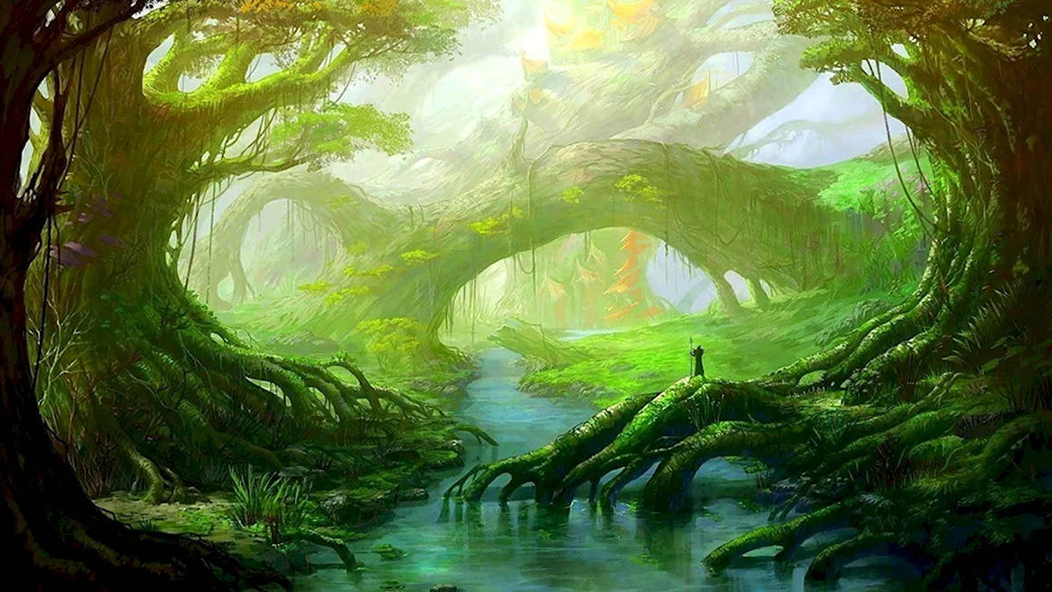 Фэнтези лес