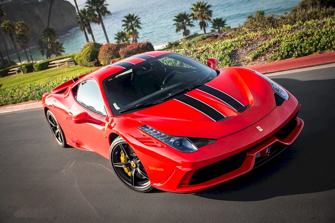 Ferrari 458 speciale красное