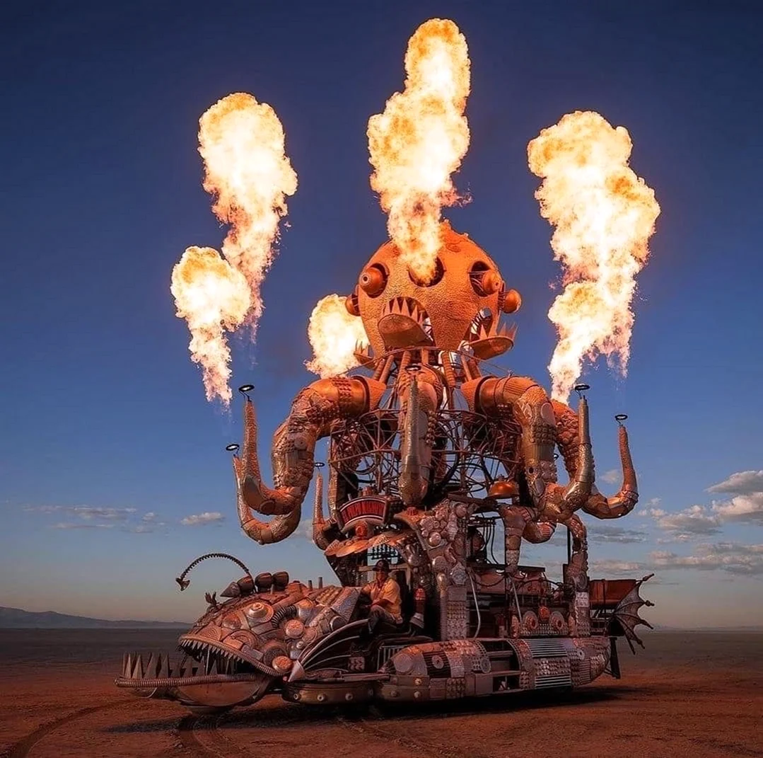 Фестиваль в пустыне Невада Burning man 2022
