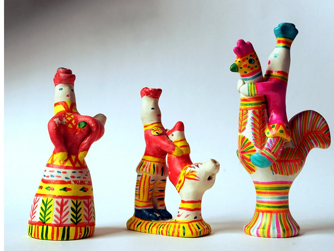 Филимоновская глиняная игрушка