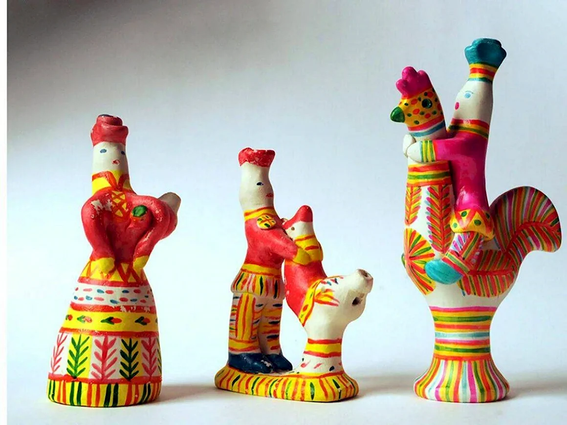 Филимоновская глиняная игрушка