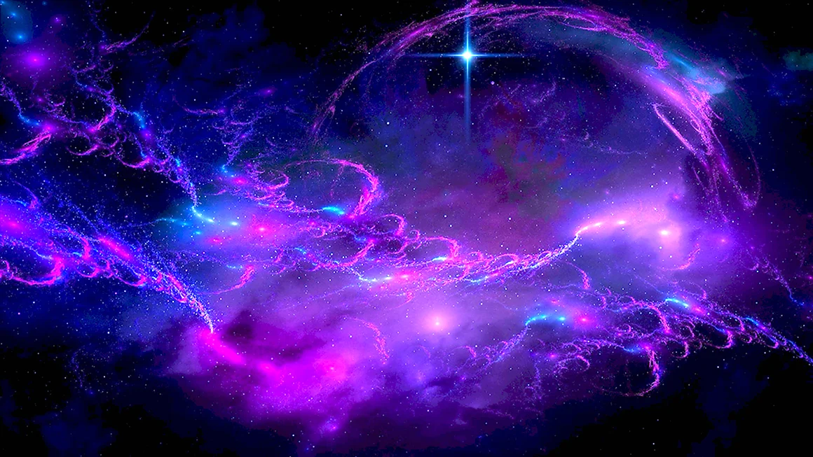 Фиолетовый космос
