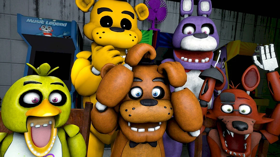 Five Nights at Freddys 5 АНИМАТРОНИКИ