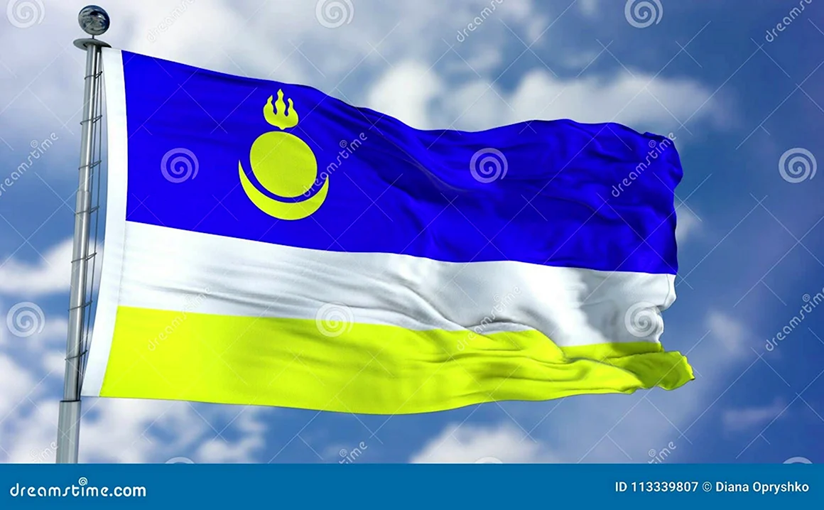 Флаг Бурятии