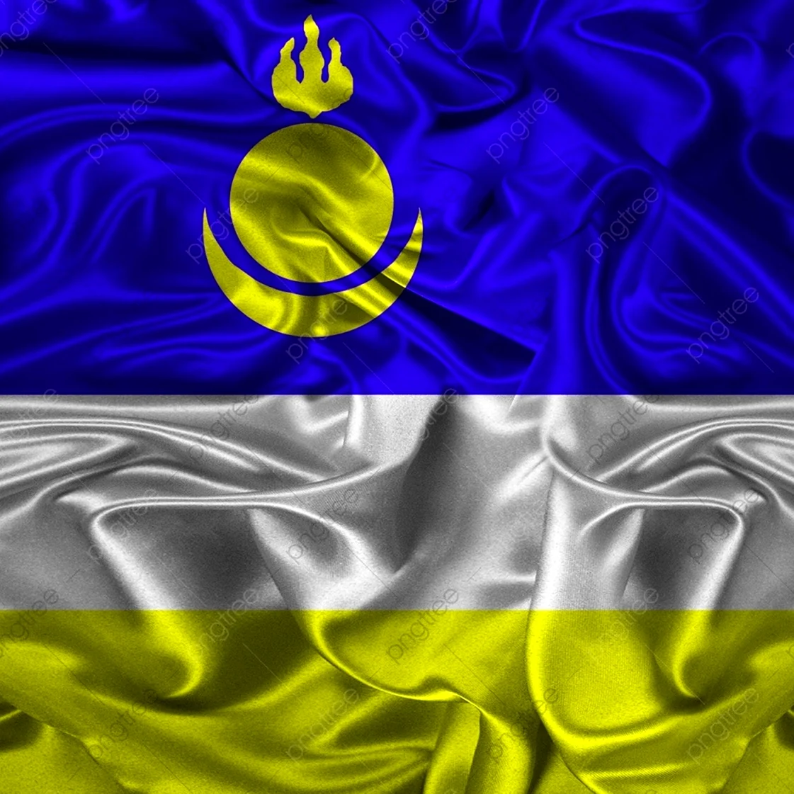 Флаг Бурятии