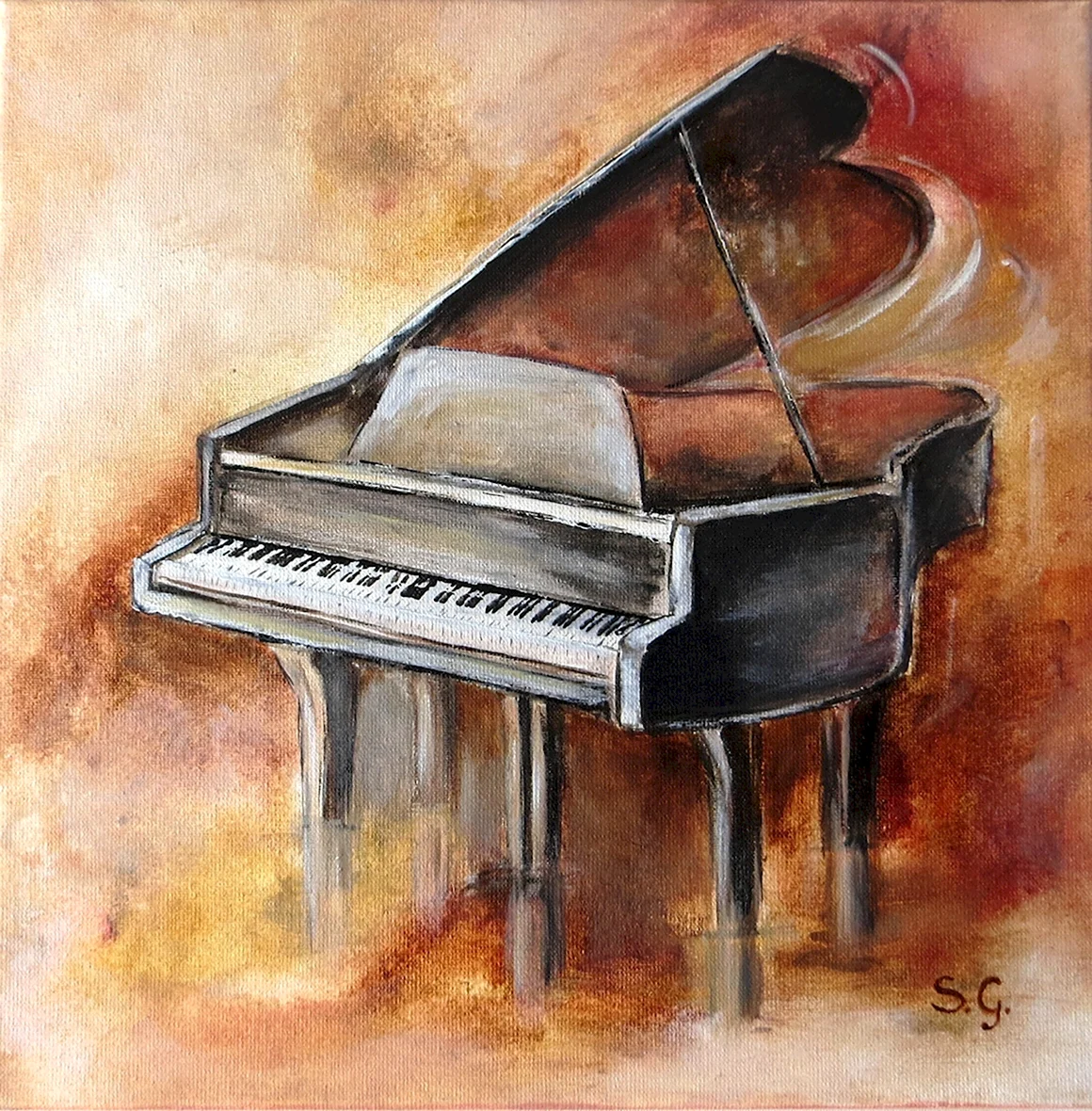 Фортепиано рисунок