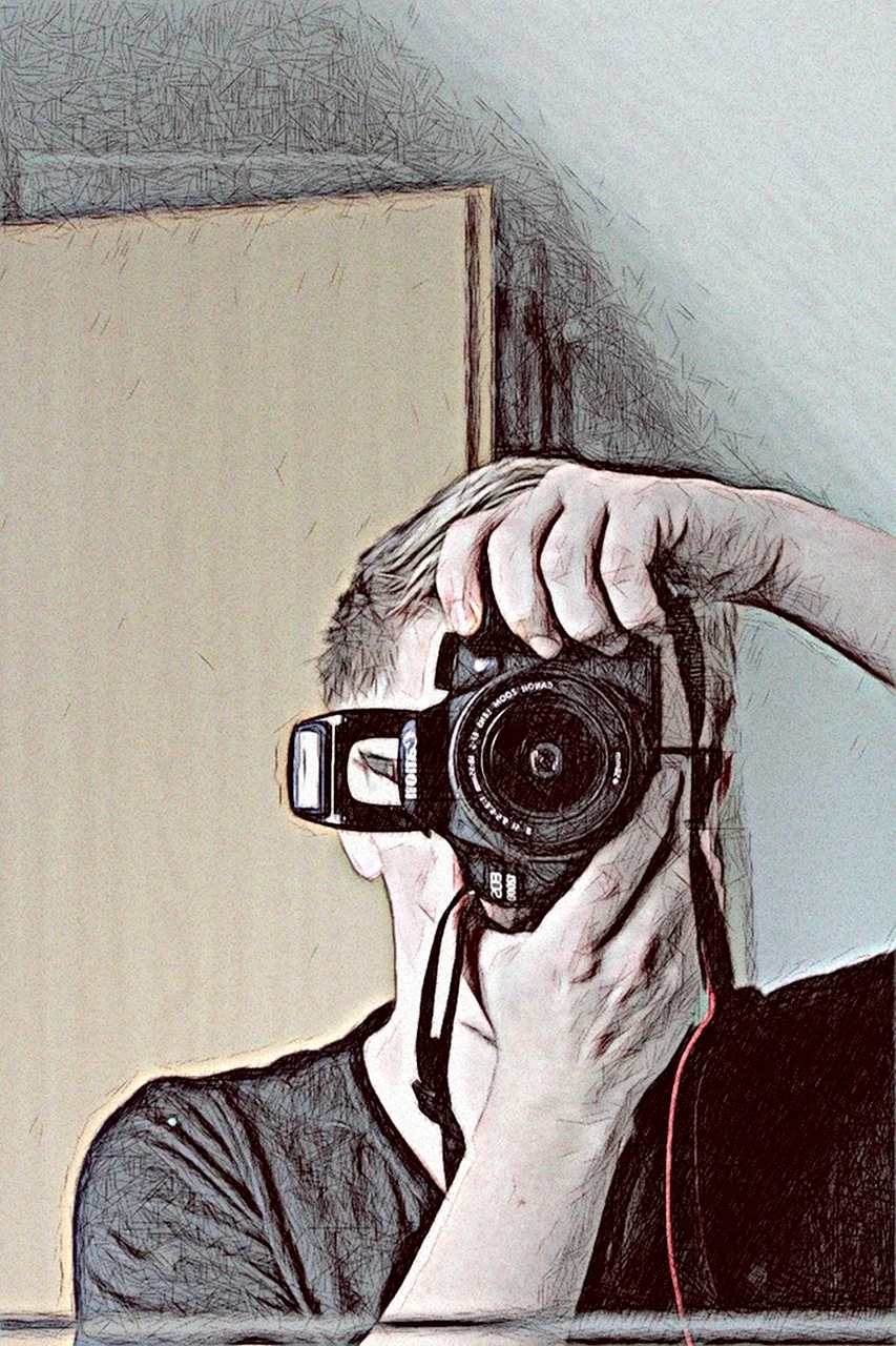 Фотограф карандашом