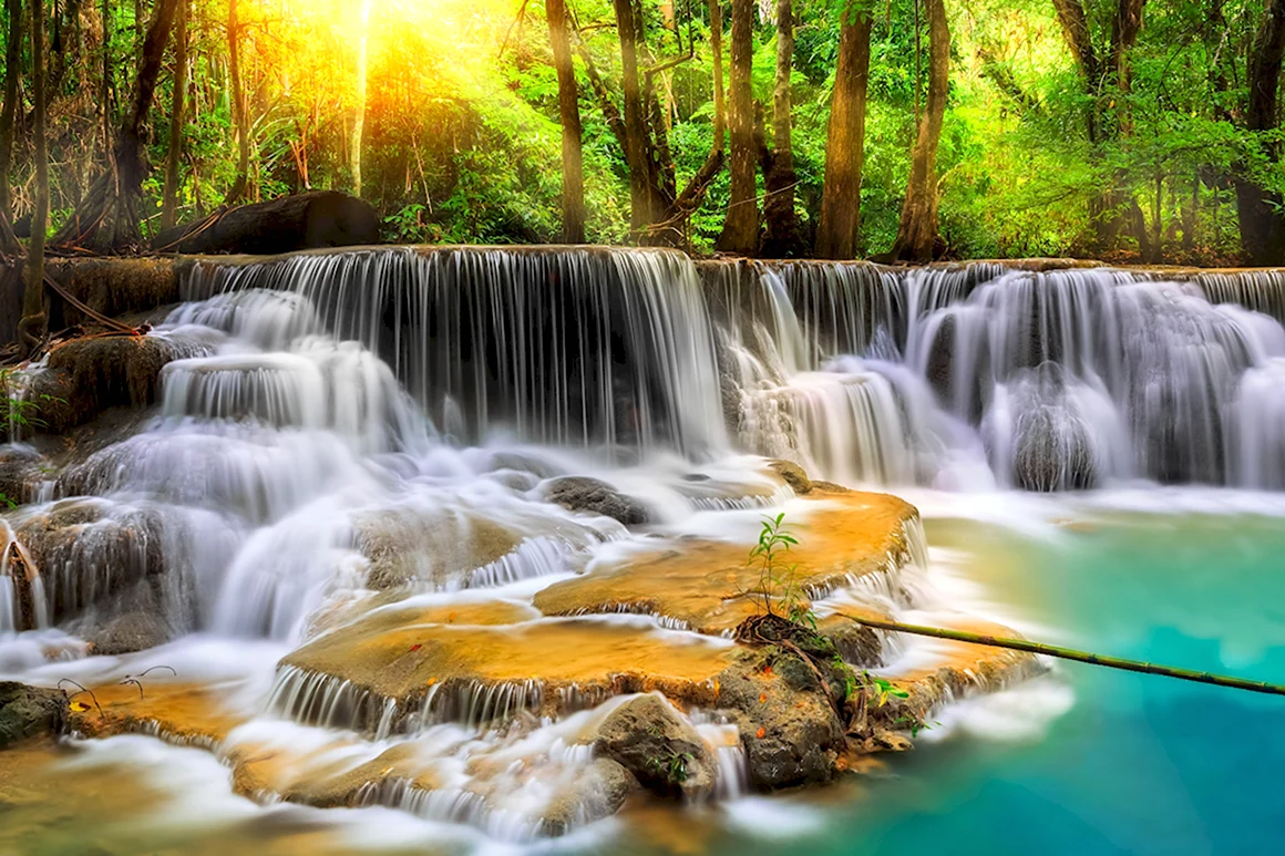 Фотообои водопад Erawan