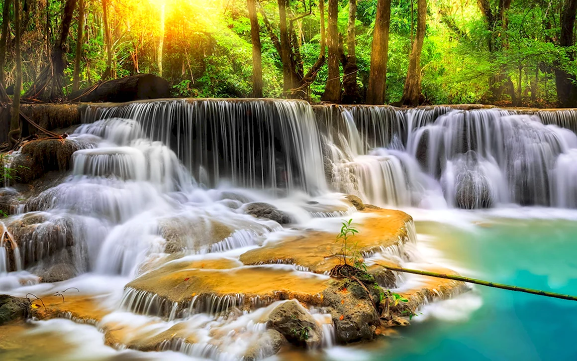 Фотообои водопад Erawan