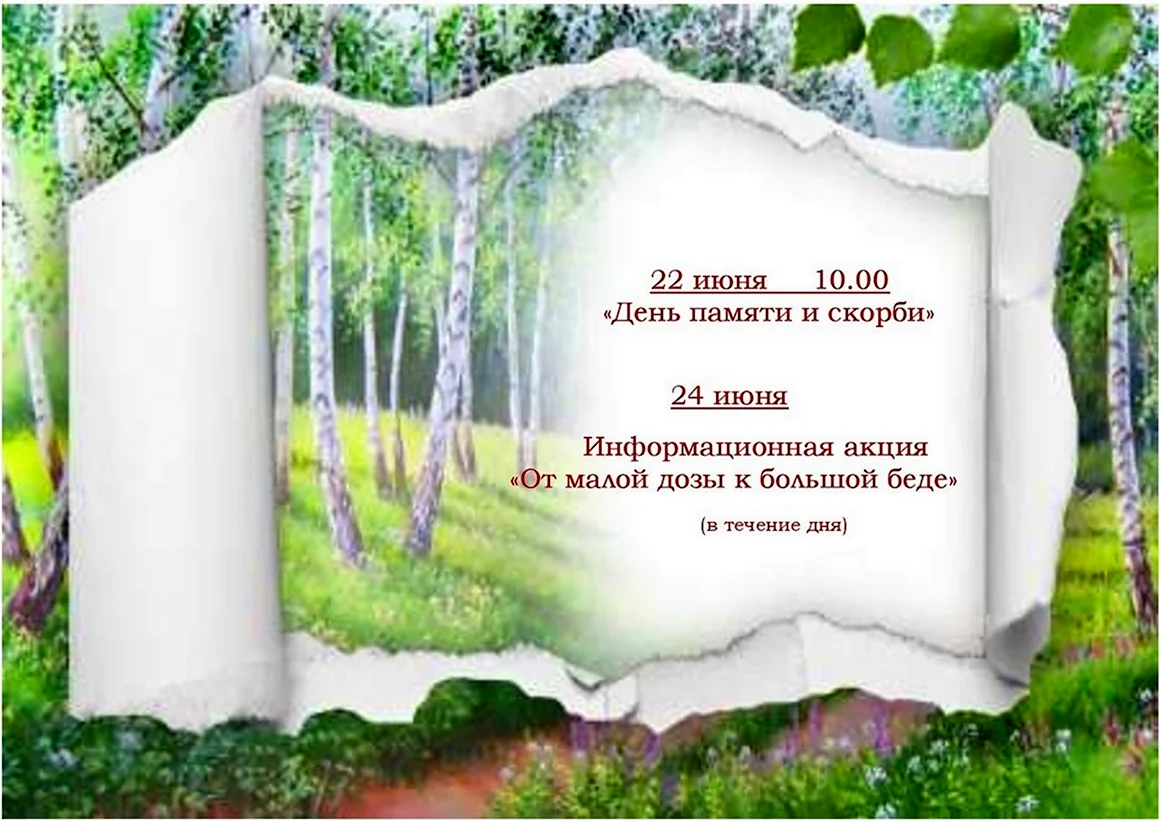 Фоторамки с березками