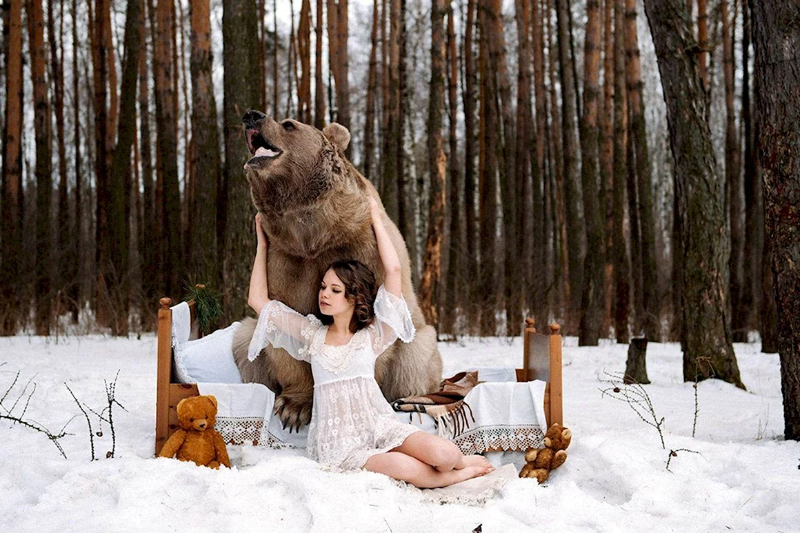 Фотосессия медведь Степан Мария Фетисова