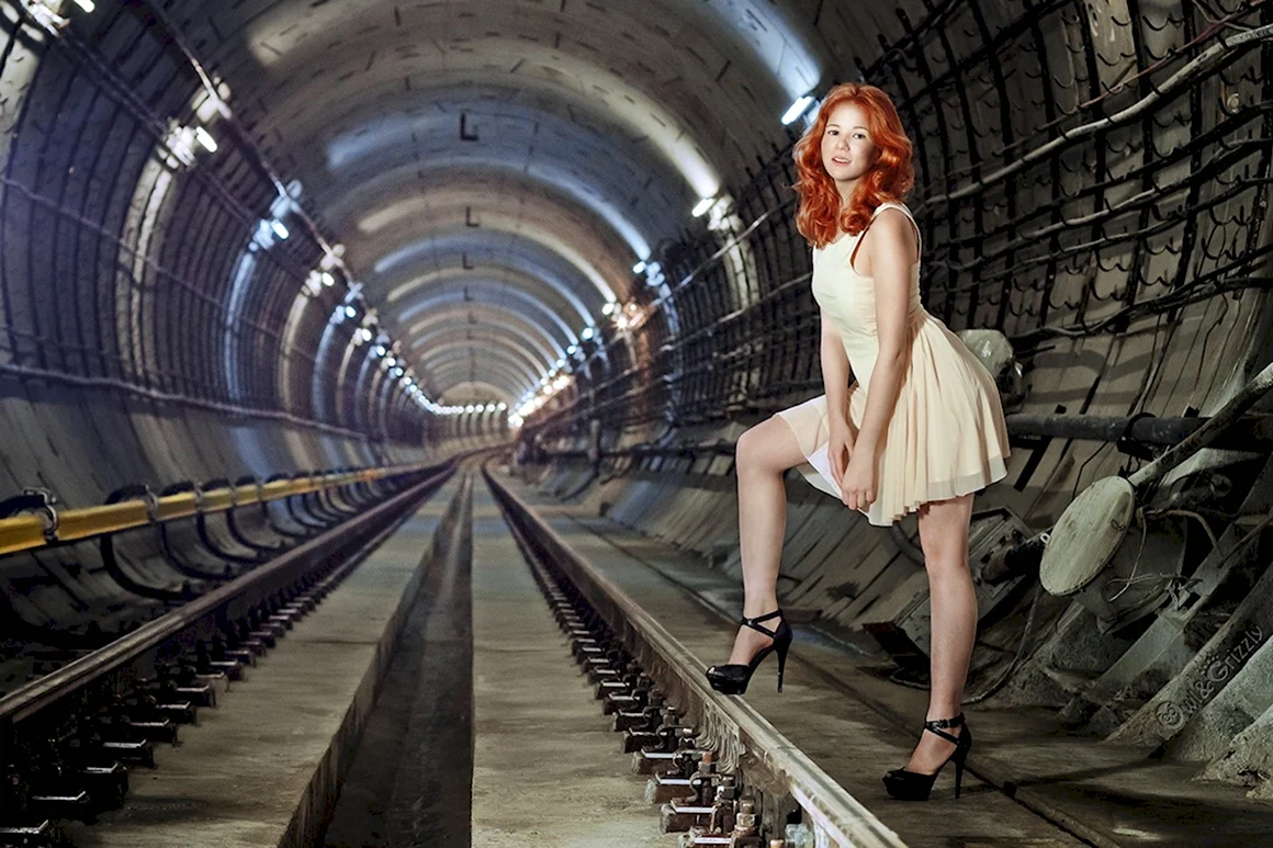 Фотосессия в метро