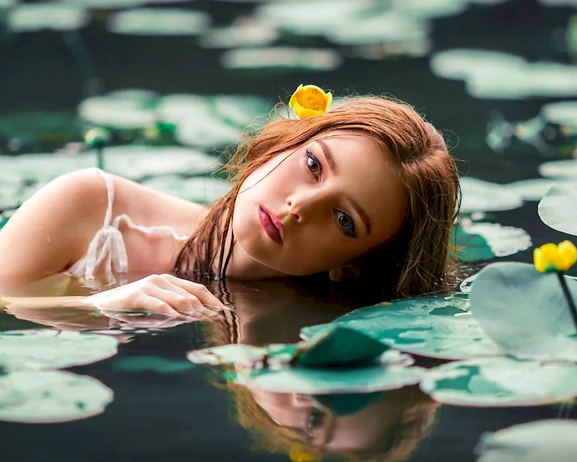 Фотосессия в водоеме