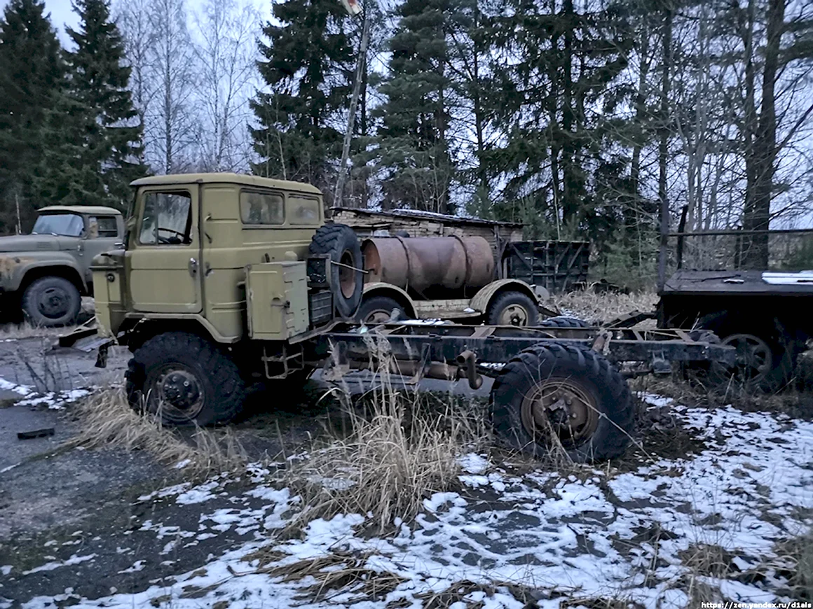 ГАЗ 66 заброшенный