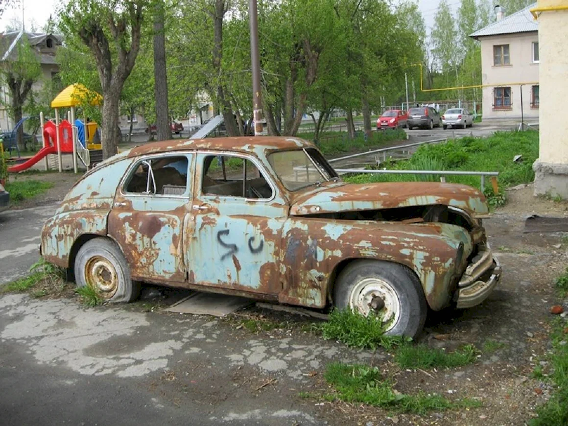 ГАЗ м20 заброшенный