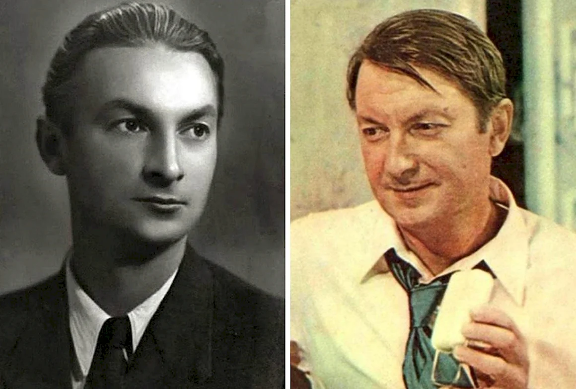 Георгий Вицин в молодости