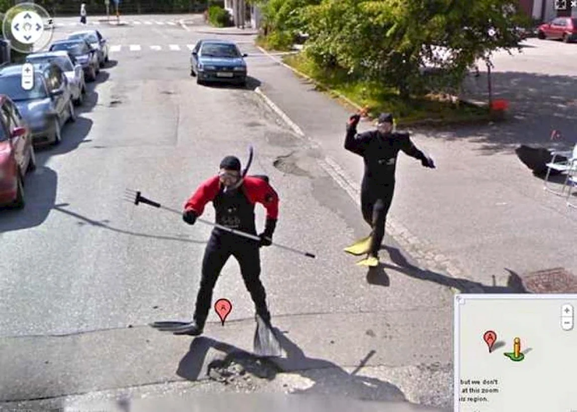 Google Maps приколы