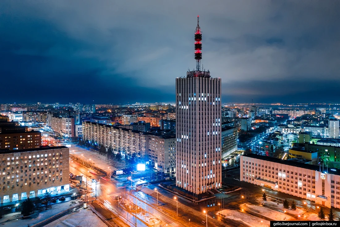 Город Архангельск высотка
