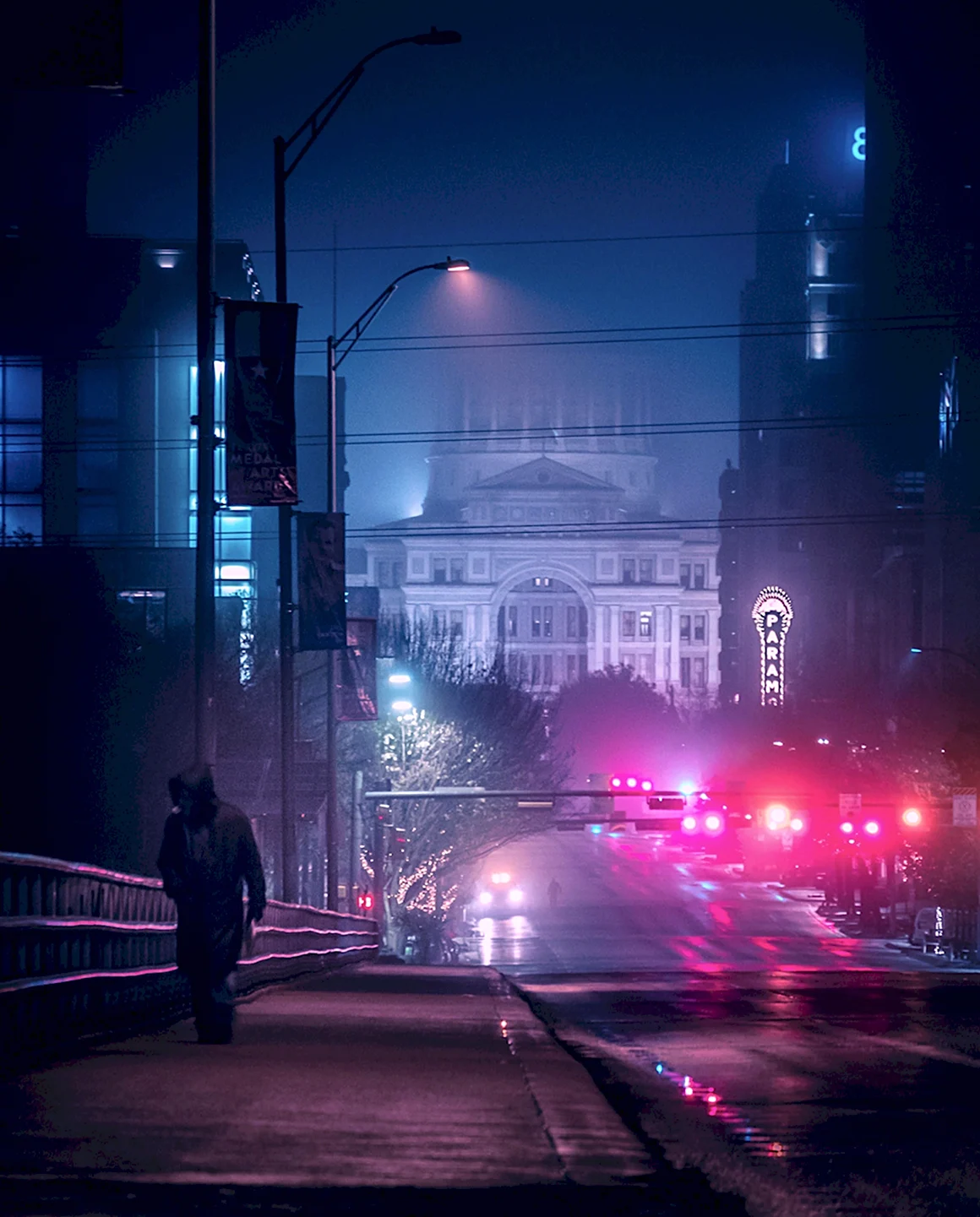 Город ночью