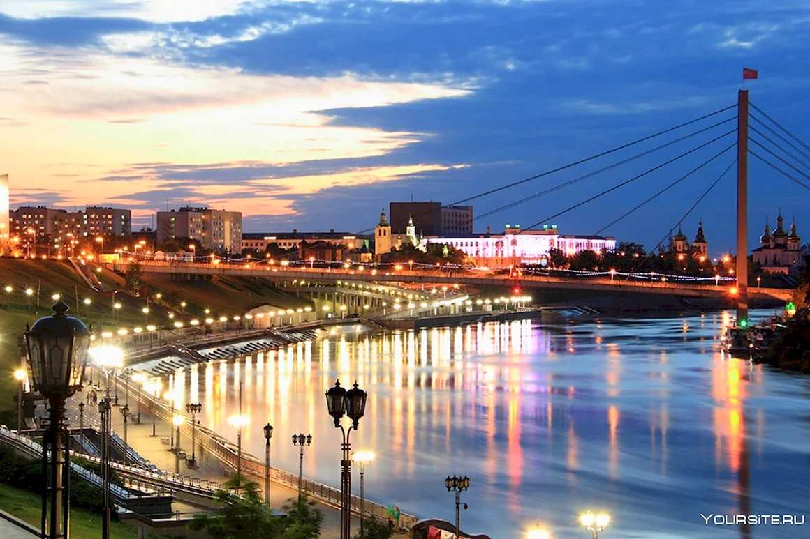 Город Тюмень набережная
