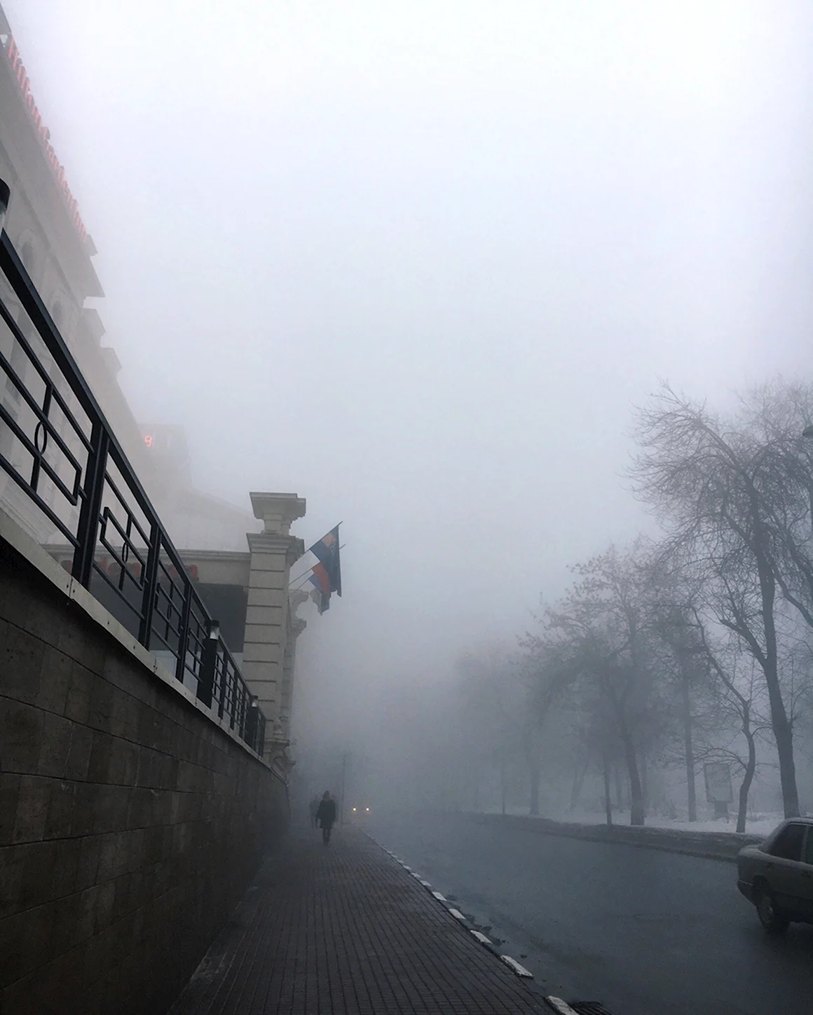 Город в тумане