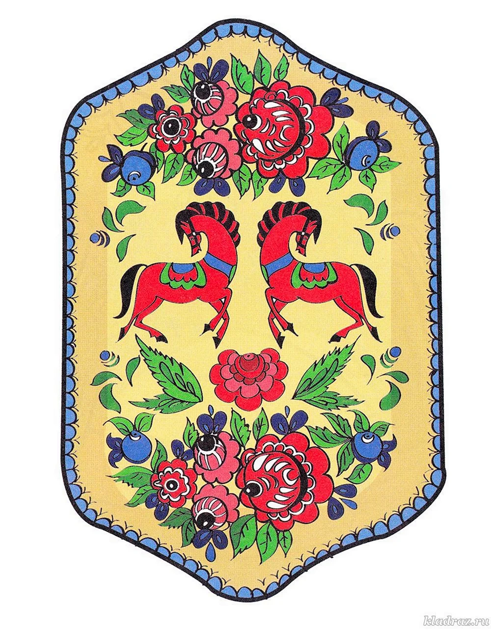 Городецкая роспись Туесок