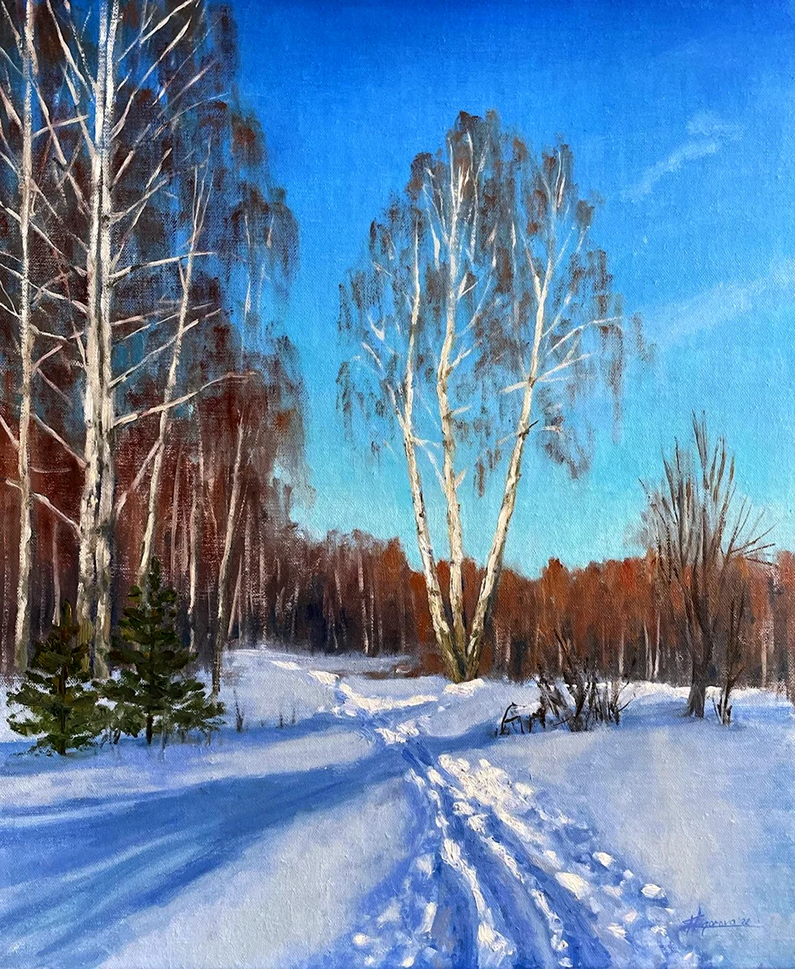 Грабарь Февральская лазурь