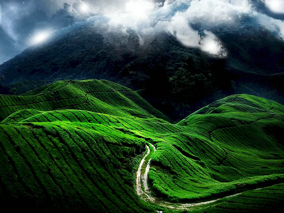 Green Hills зеленые холмы Ирландии
