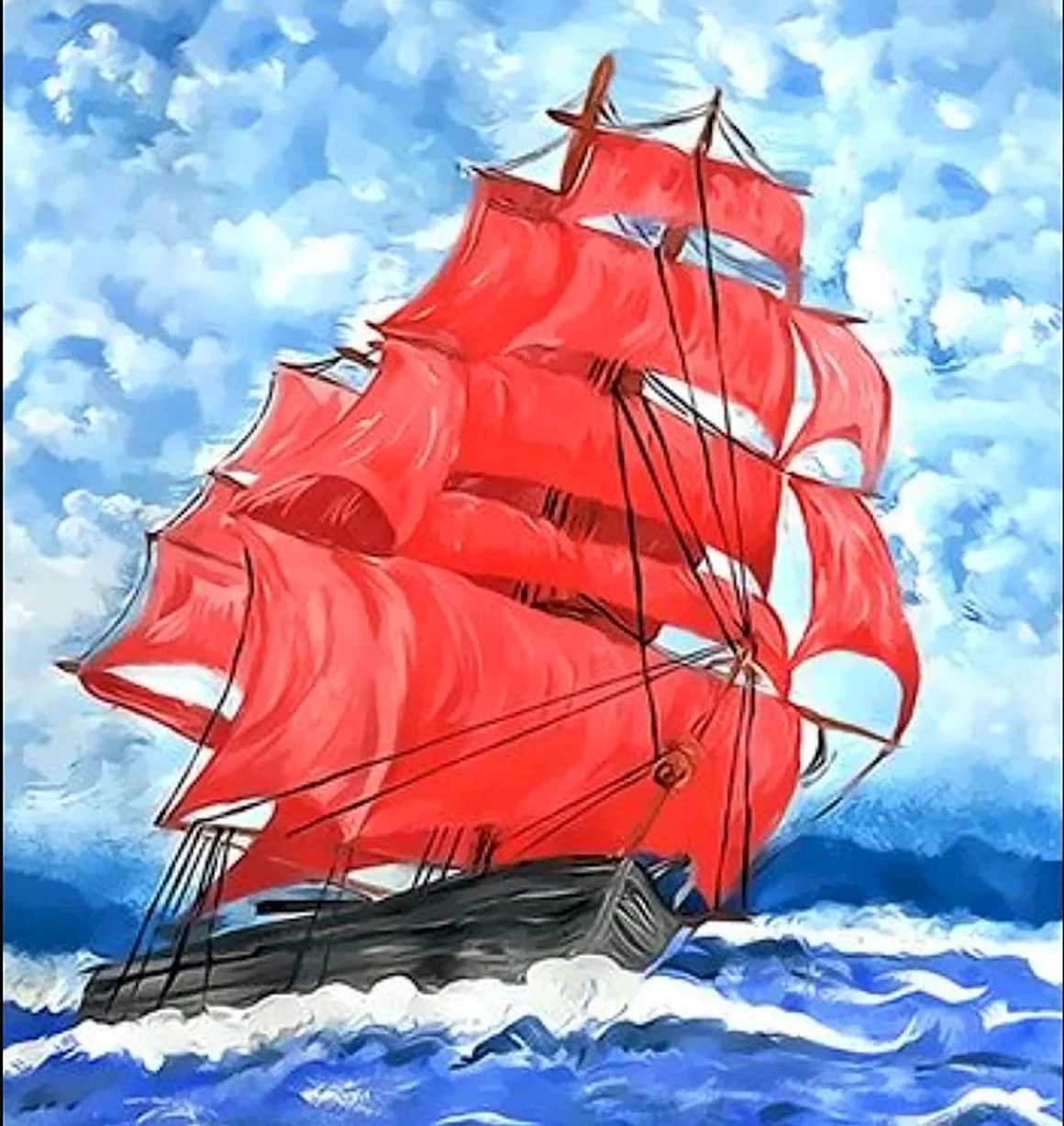 Грин Алые паруса море корабль
