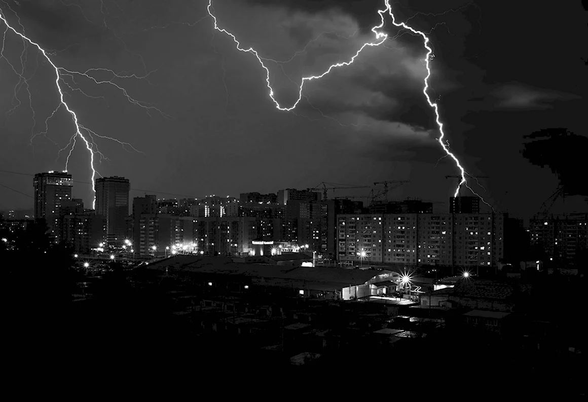 Гроза в Красноярске