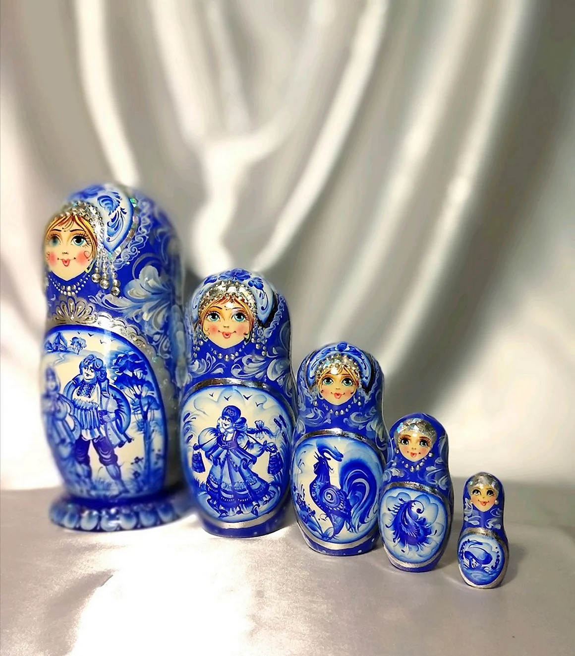 Гжельская Матрешка