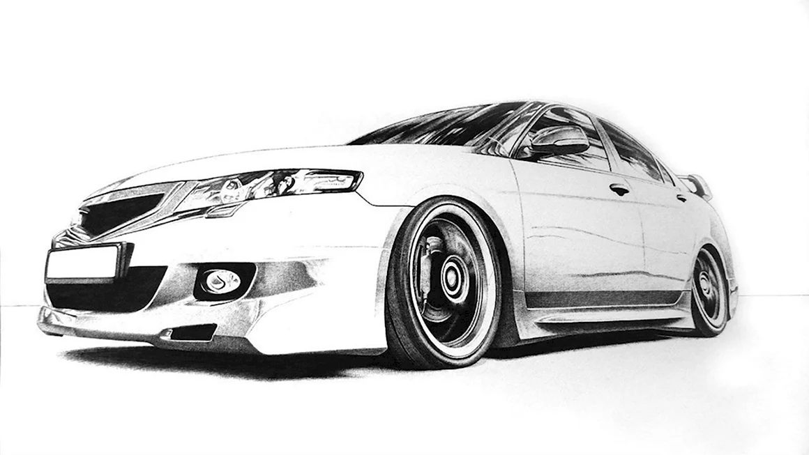Honda Accord 7 вектор